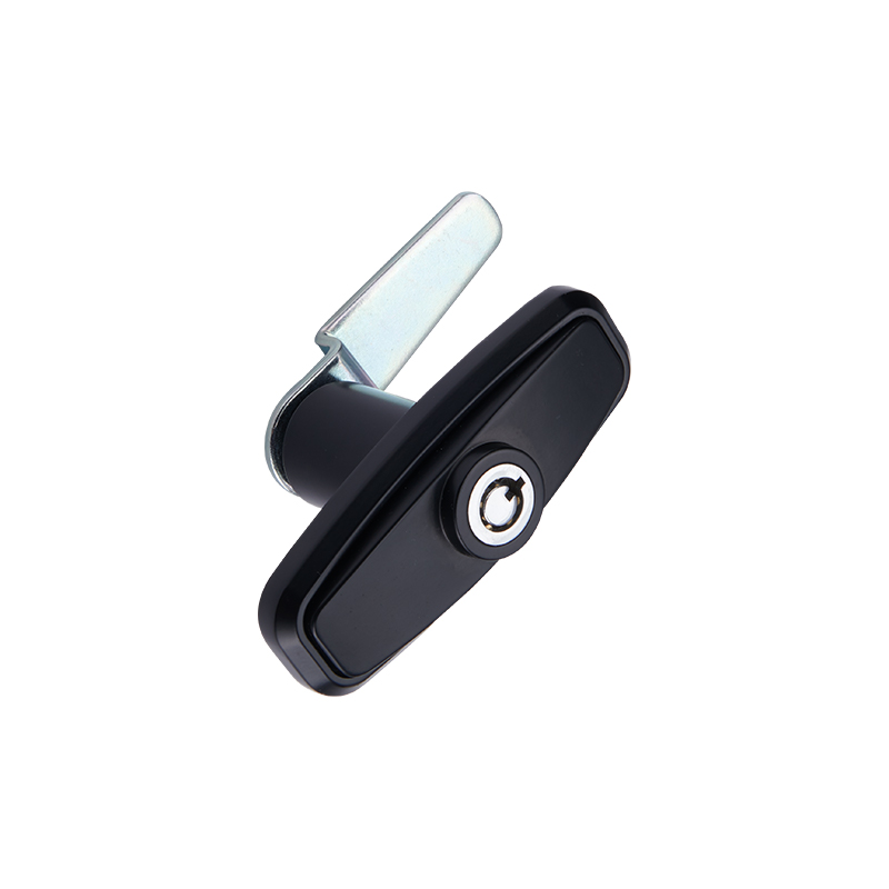 MS324-3 Anti-tyveri låsecylinder Sortmalet base industrihåndtag låse