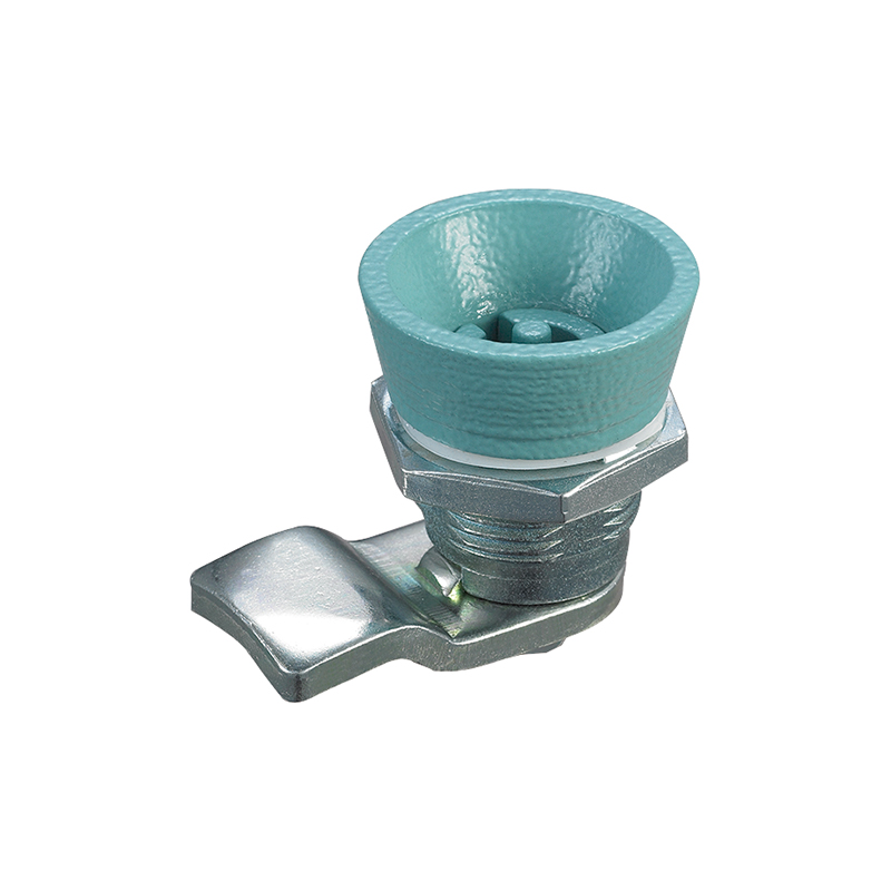 MS705-K01 Peacock Green Spray plastikhåndtag cylindriske låse